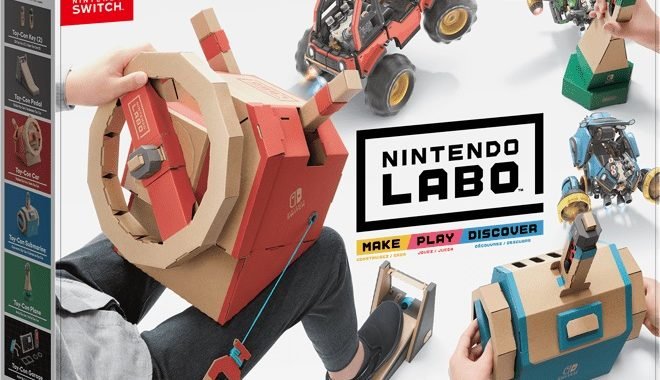 El Kit de vehículos de Nintendo Labo llegará en Septiembre
